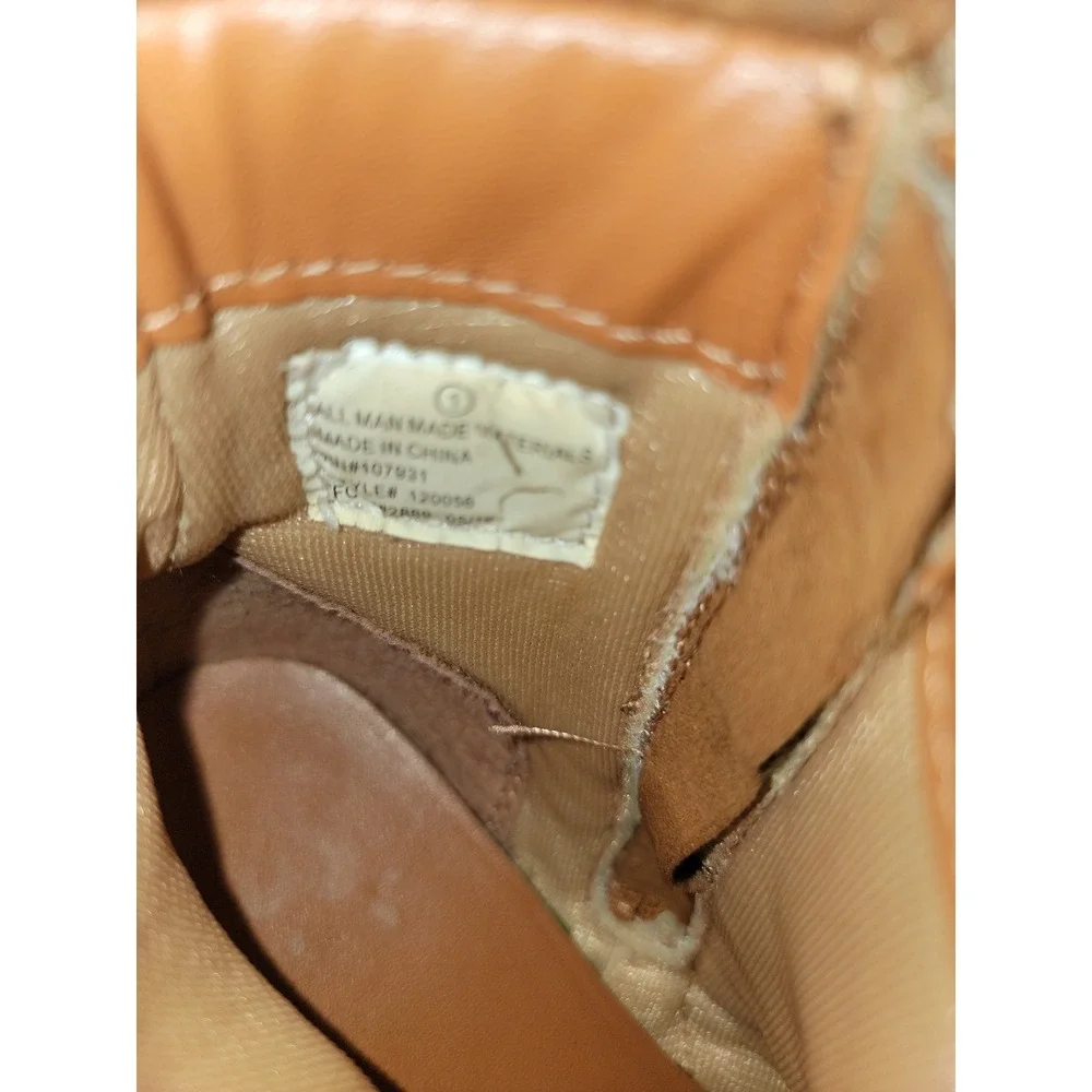 Justice fringe western style boots girls size‎ 1
